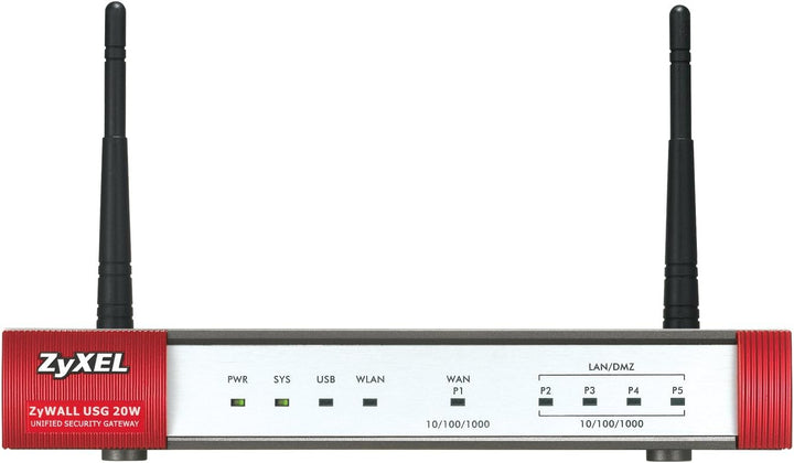 Zyxel ZWUSG20W ZyWALL 802.11N Drahtlose Internet-Sicherheits-Firewall, silberfarben, ZWUSG20W
