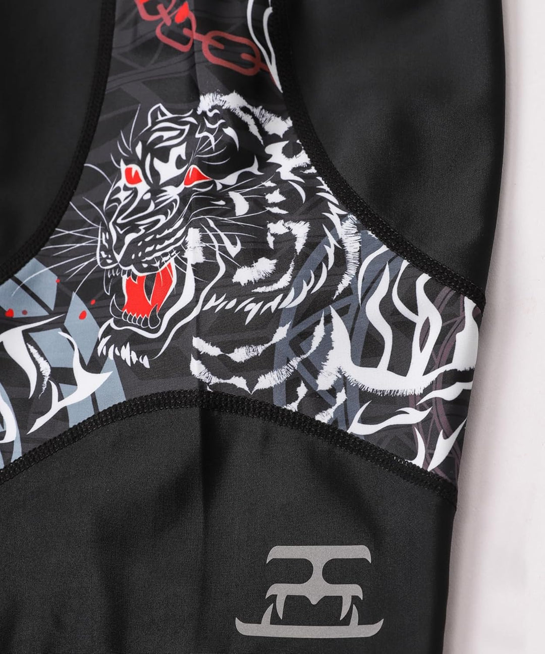 HUGE SPORTS Herren Splice Schwimmhose Kompression Jammer Lang Wilde Serie S Tiger, S Tiger