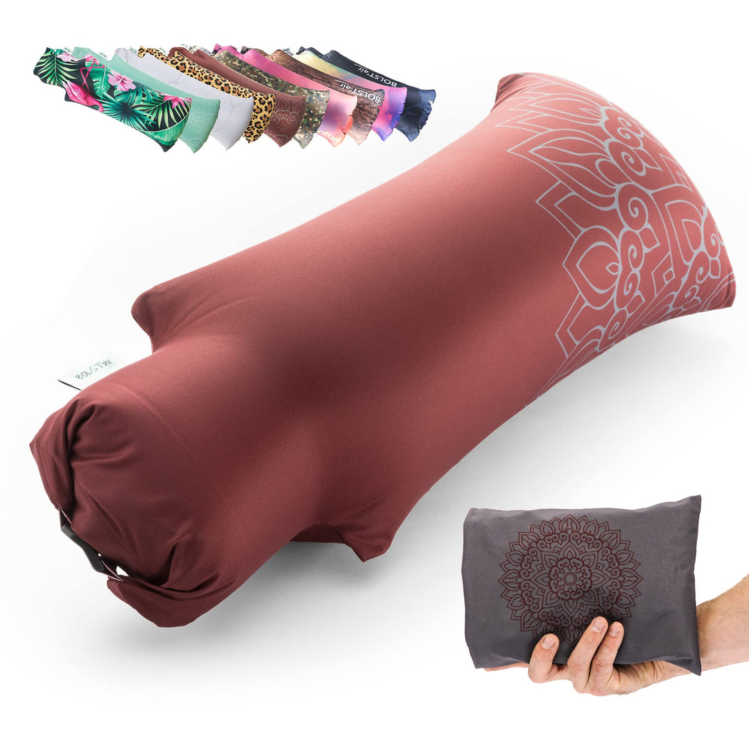 tronature BOLSTair® Aufblasbares Yogabolster Meditationskissen Reisekissen aus nachhaltigen Material