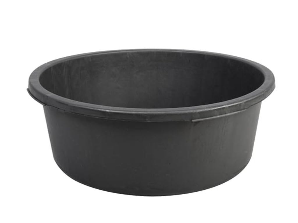 Toolland Mörtelkasten, rund, Kunststoff, schwarz, 45 Liter