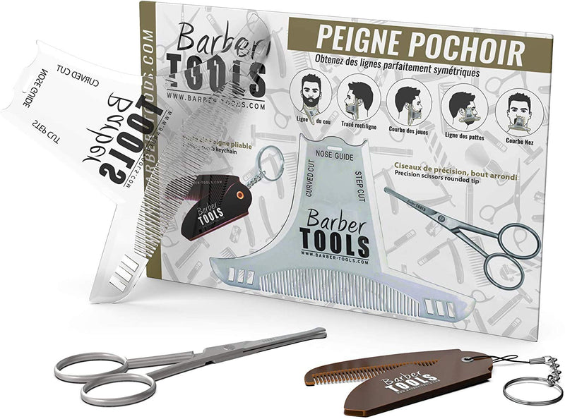 ✮ BARBER TOOLS ✮ Kit/Bartpflege set/Bart-set/Bart und Rasur | Kosmetik Made in French