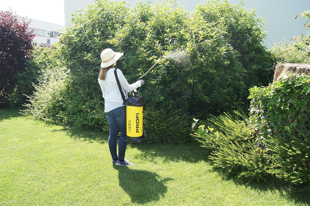 Mesto Profi Drucksprühgerät (10L; 3 bar; Messingspritzrohr; Kunststoff; Sicherheitsventil; seitentra