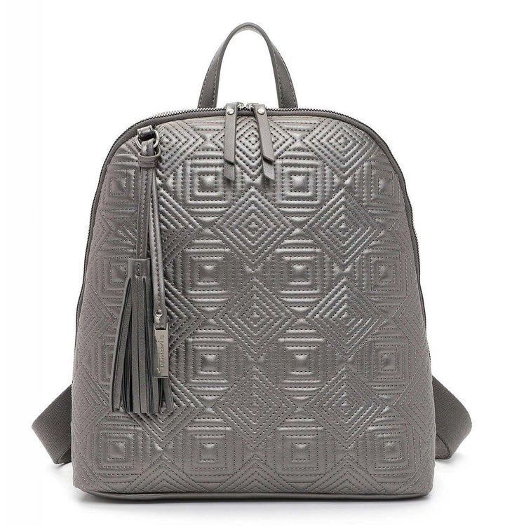 Tamaris Rucksack Merle 32725 Damen Rucksäcke Ornament Darksilver 833 Einheitsgrösse, Darksilver 833