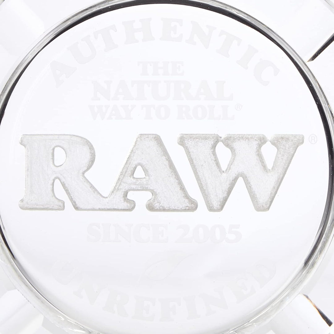 RAW 18419 Crystal Glass Ashtray, Kristallglas, Transparent, Medium