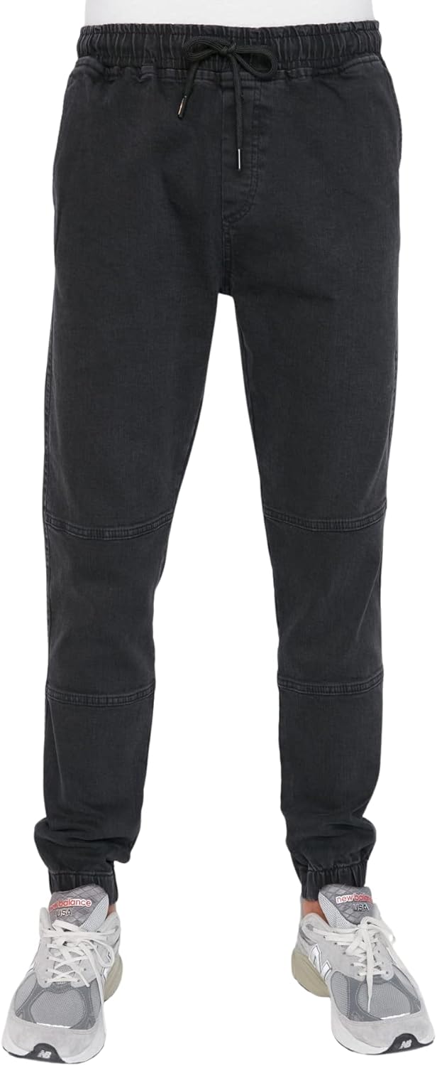 Trendyol Men's Herren Young Mittlerer Bund Jogger Jeans, Anthracite, 32