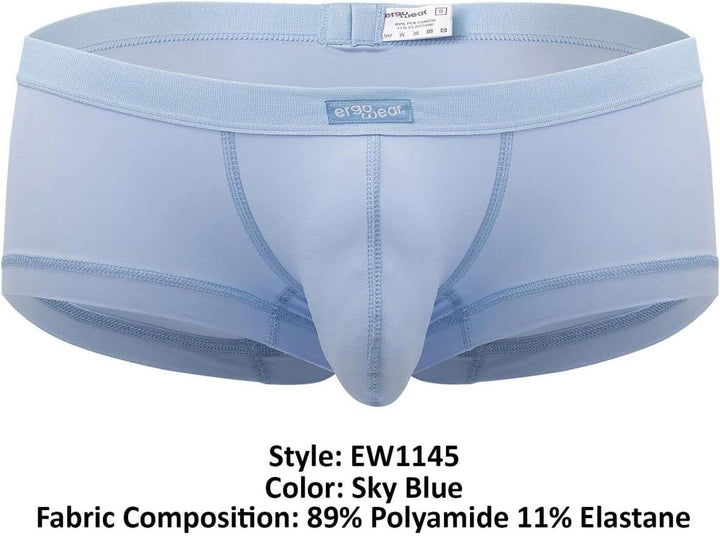 ErgoWear Herren Unterwäsche Boxershorts SLK, himmelblau, S S Himmelblau, S Himmelblau