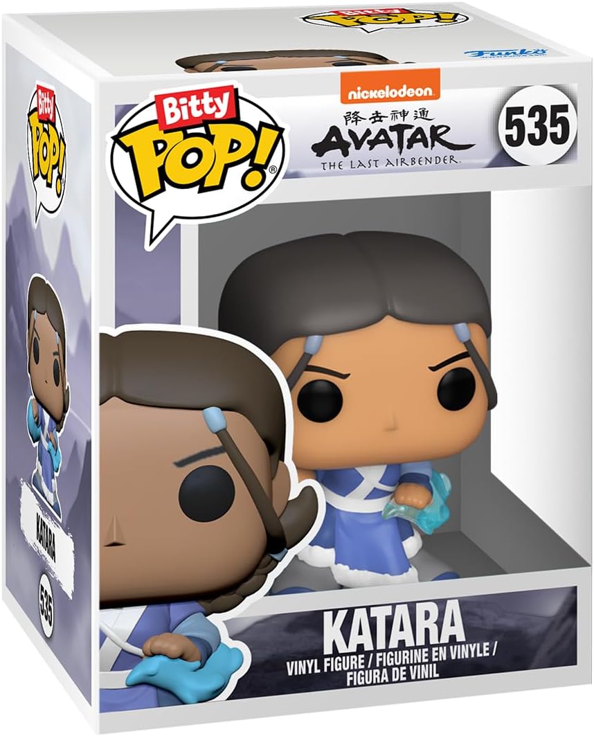 Funko Bitty Pop! Avatar: TLA - Katara 4PK - Katara, Sokka, Suki und eine Überraschungs-Mini-Figur -