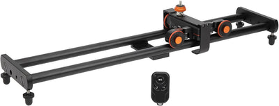 Tbest Slide Rail, YELANGU Kamera Video Dolly Motorisierter Elektrischer Slider Dolly für Smartphone