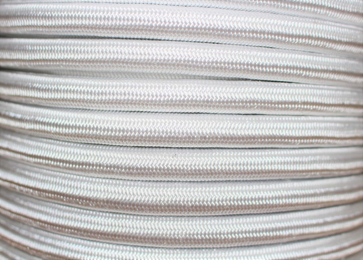 CORDAMARKET 10 mm Gummizug, Weiss, 25mts