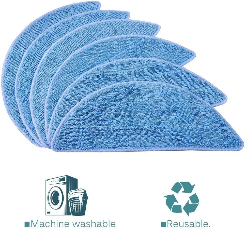 KEEPOW 20 Stück Ersatzteile Zubehör Filter HEPA Tuch Velcro für ILIFE ZACO V3 V3S V5 V5S V5S Pro V5x