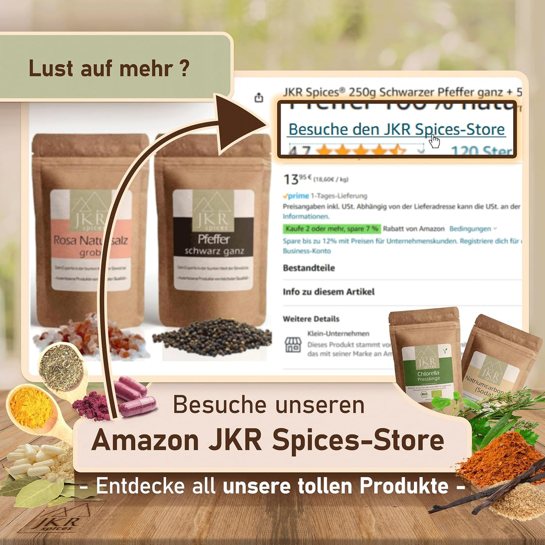 JKR Spices® Brotgewürz - fein gemahlen -Gewürz für Backmischung Brotgewürzmischung 100% natürlich |