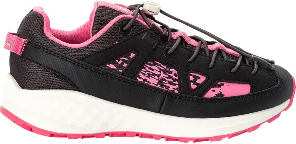 Jack Wolfskin Villi Sneaker Low K Unisex Kinder Walking-Schuh 36 EU Phantom, 36 EU Phantom