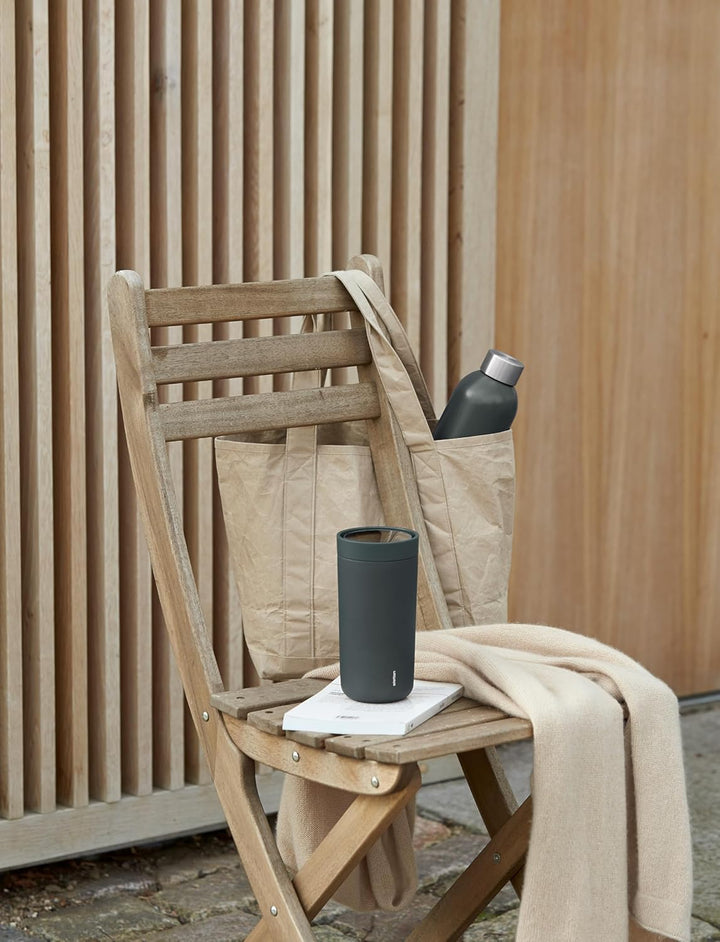 Stelton - To Go Click Isolierbecher 0,4 Liter, soft dark forest