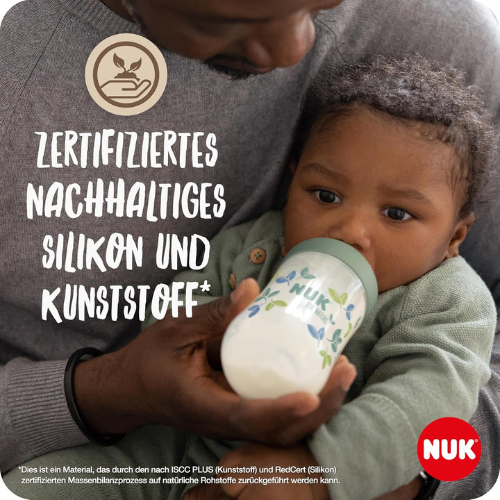 NUK for Nature Perfect Start Set | 4 Flaschen mit Temperature Control Anzeige (2x 150ml Gr. S, 2x 26