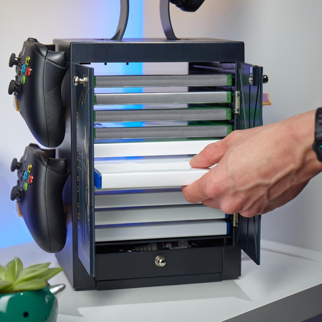 Numskull Offizielle Hogwarts Legacy Spiele-Schliessfach, Controller Halter & Headset-Ständer für PS5