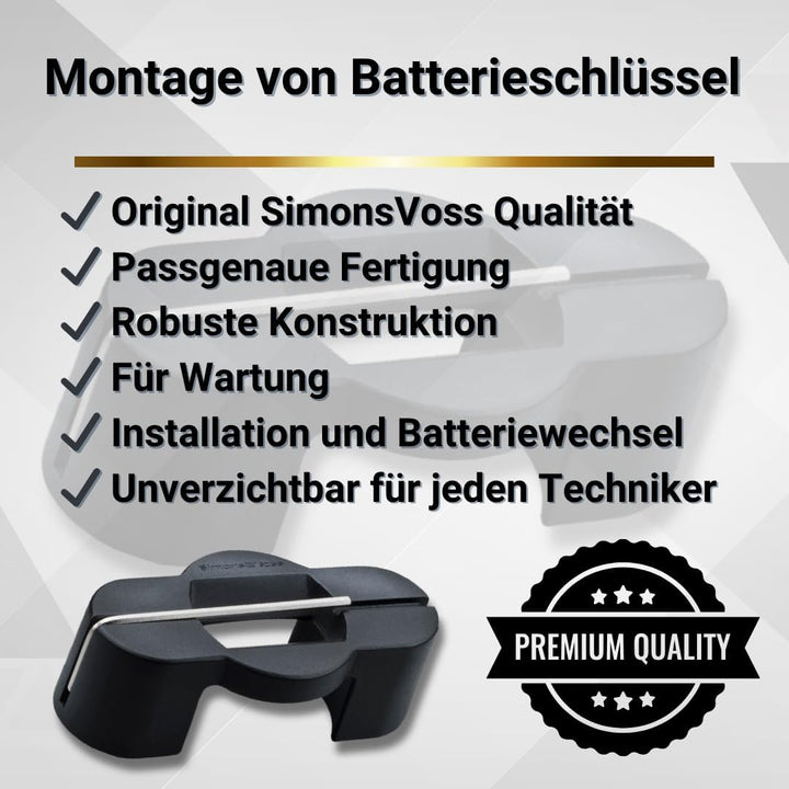 SimonsVoss Montage- und Batterieschlüssel Z5.TOOL für Digital Cylinder AX – inkl. 1,5 mm Inbusschlüs