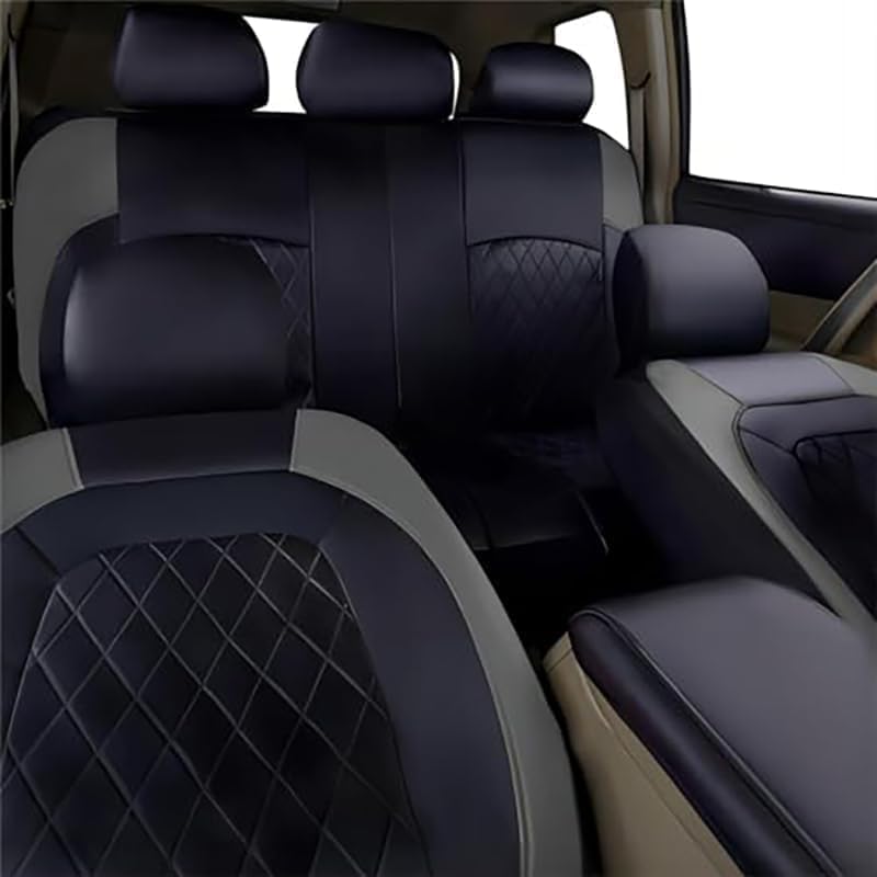 9 Stück Autositzbezüge für VW Tayron 2018 2019 2020 2021 2022 2023 2024 2025, Auto Sitzbezüge Sets W