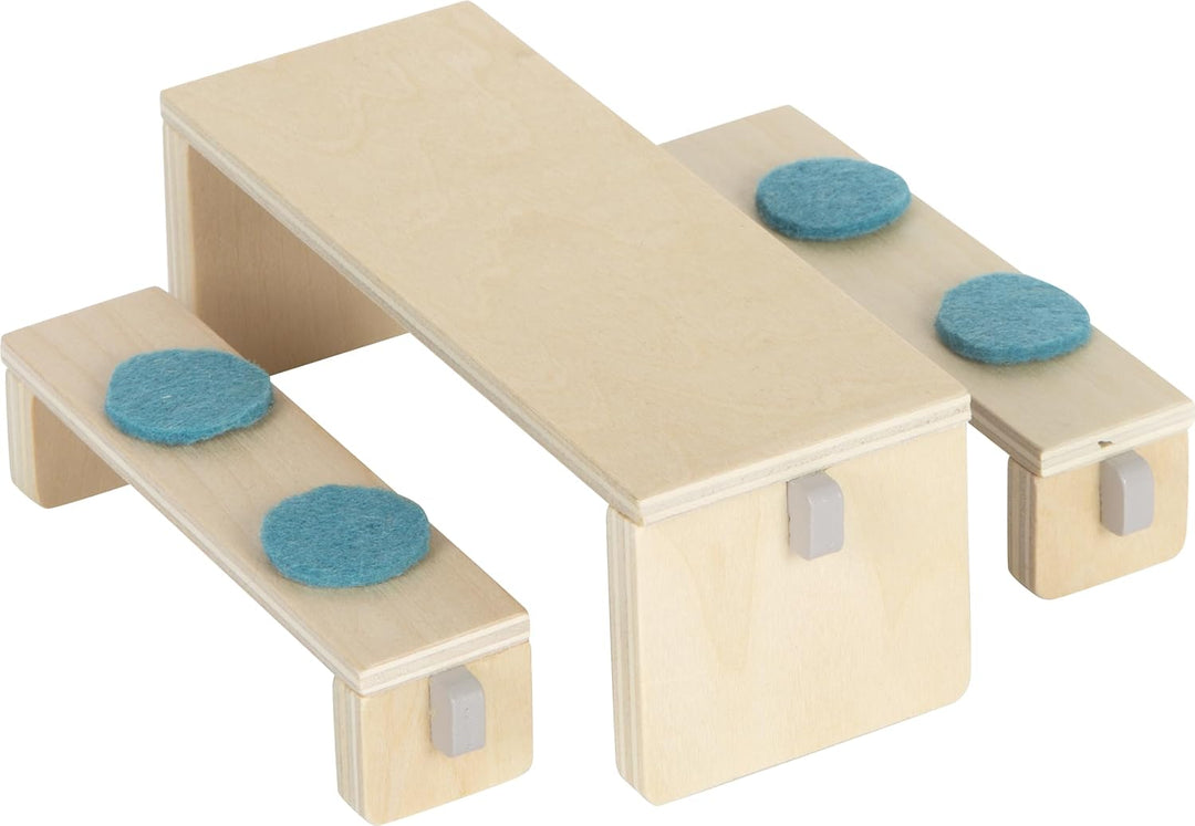 Small Foot Puppenhausmöbel Küche aus Holz, Möbel-Set für das Puppenhaus, für Kinder ab 3 Jahren, 126