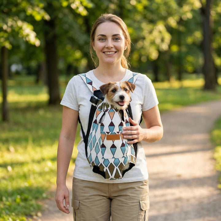 Hunderucksack bis 15 kg, Katzenrucksack für mittelgrosse Hunde, Cat Backpack mit Schultergurt, Haust