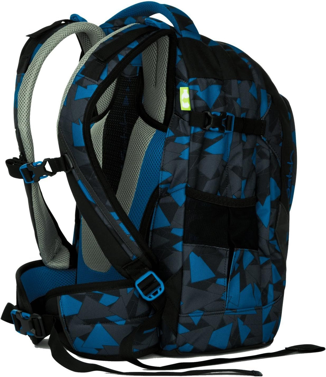 Satch Pack Blue Triangle Schulrucksack Set 3tlg.