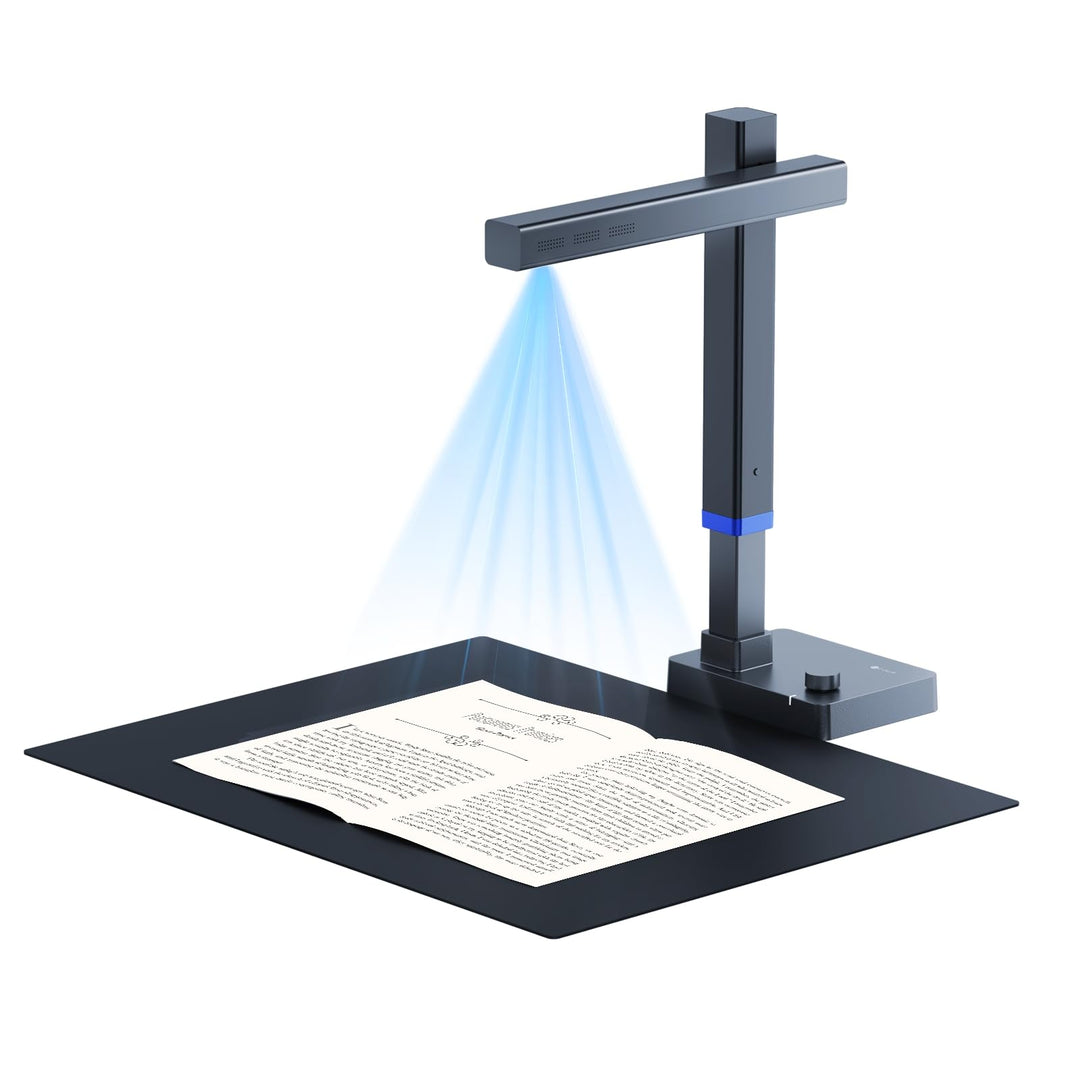 CZUR Shine Ultra A3 Scanner, tragbarer Dokumentenscanner, Faltbare Buchscanner, Dokumentenkamera Vis
