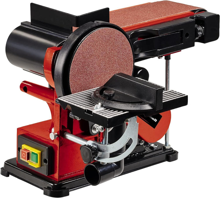 Einhell Stand-Band-Tellerschleifer TC-US 380 (380 W, Schleifbandgeschw. 292 m/min, Schleifteller Dre