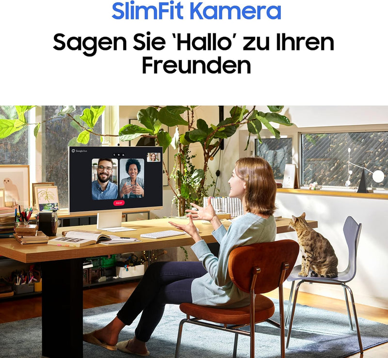 Samsung M8 Smart Monitor S32BM80GUU, 32 Zoll, VA-Panel, Bildschirm mit Lautsprechern, 4K UHD-Auflösu