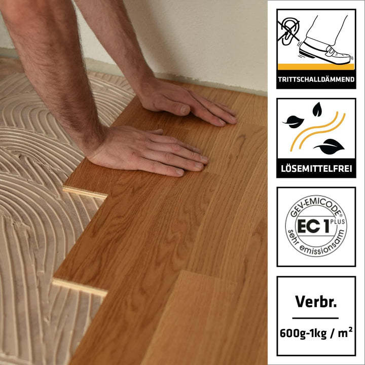 Sika - SikaBond-54 Parquet - Parkettkleber - sehr emissionsarm - braun - 13kg, 13kg