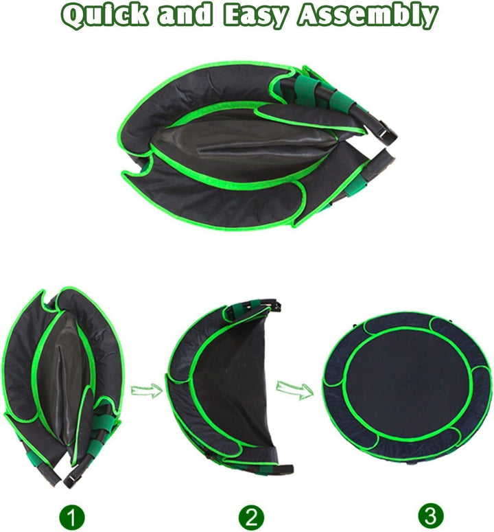 Trampolin Kinder Indoor Outdoor Ø91cm, Mini Trampolin Jumping Fitness Trampolin faltbar Gartentrampo