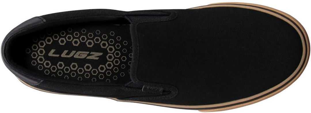 Lugz Herren Clipper Fashion Sneaker 41.5 EU Weit Schwarz Black Gum, 41.5 EU Weit Schwarz Black Gum