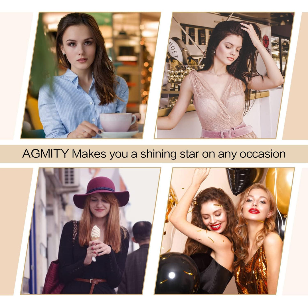 AGMITY Tape In Extensions Echthaar 20pcs 35cm 40g Aschblond mit Bleichblond Invisible Tape Extension