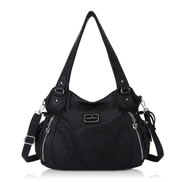 Angel Kiss Damen Handtasche Umhängetasche Leder Umhängetasche Gross Hobo Handtaschen 158
