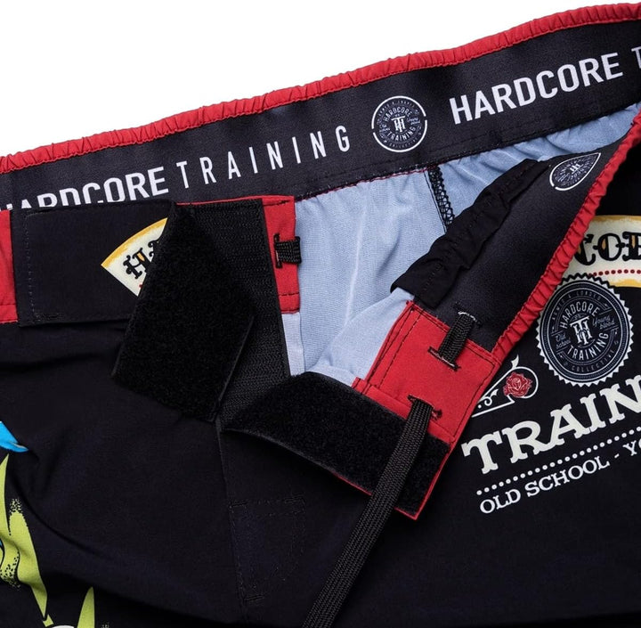 Hardcore Training Doodles Fight Shorts Kurze Hose Herren MMA BJJ Grappling Fitness Boxen Muay Thai N