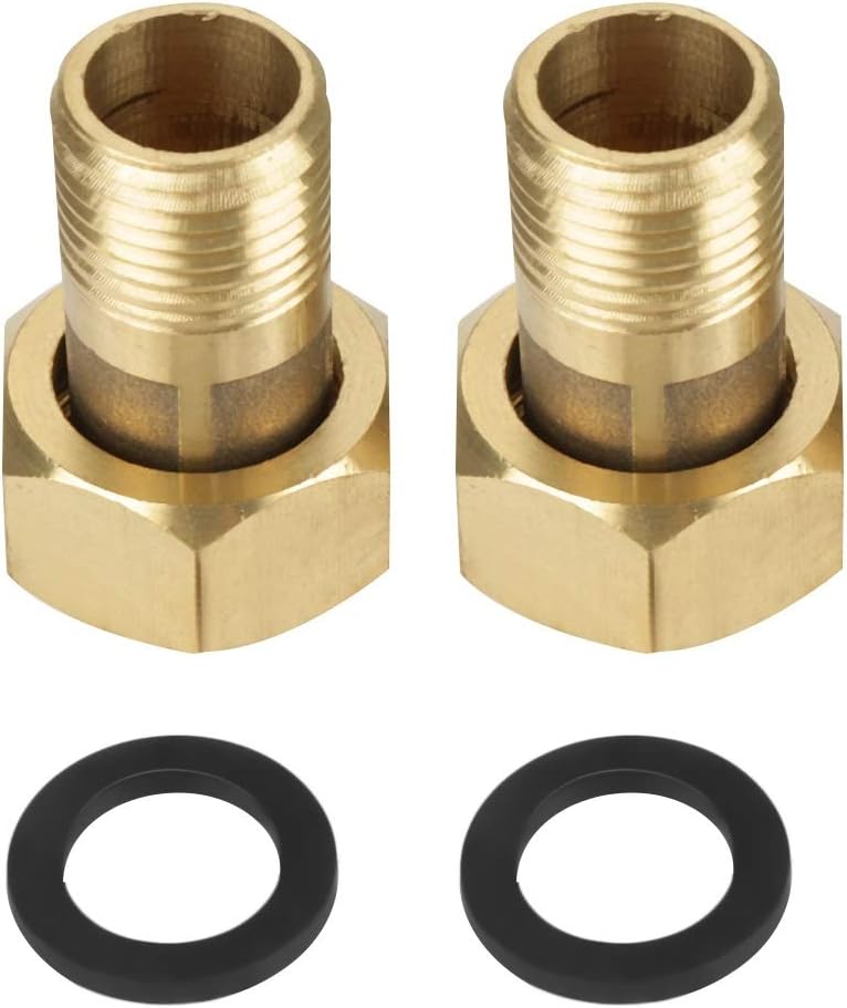 DEWIN Wasserzähler Garten Geeicht-Wasserzähler Geeich Geeicht 15mm 1/2 Zoll Kaltwasserzähler mit Arm
