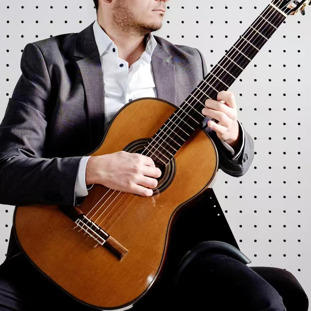Klassische Gitarrenstütze mit rutschfesten Silikonstreifen, Acryl-Gitarrenstütze mit Saugnäpfen, für