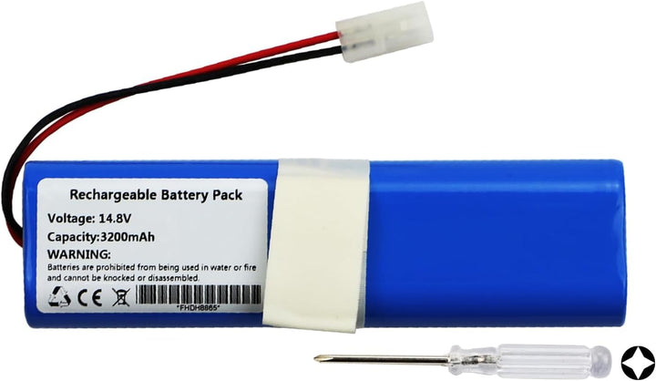 3200mAh Saugroboter Ersatzakku Kompatibel mit Qihoo 360 S6 360 S8 Rowenta X-Plorer Serie 75 X-Plorer