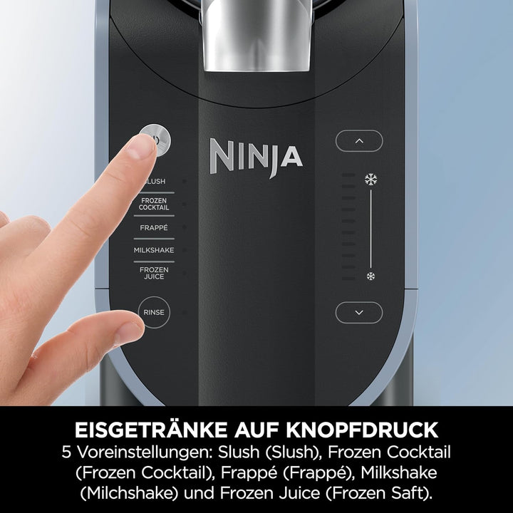 Ninja SLUSHi Maschine für Slush, Eis-Cocktails, Frappé, Milchshakes & gefrorenen Saft, ohne Eis oder