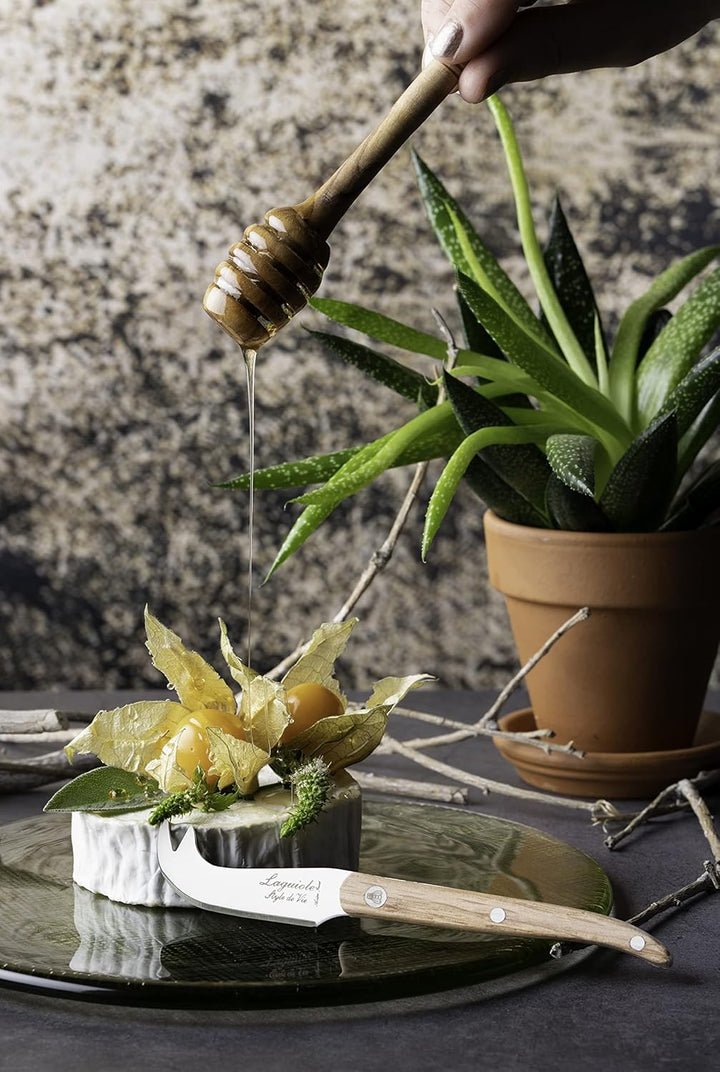 Laguiole Style de Vie Käsemesser-Set Innovation Line, 3-teilig, Eichenholz