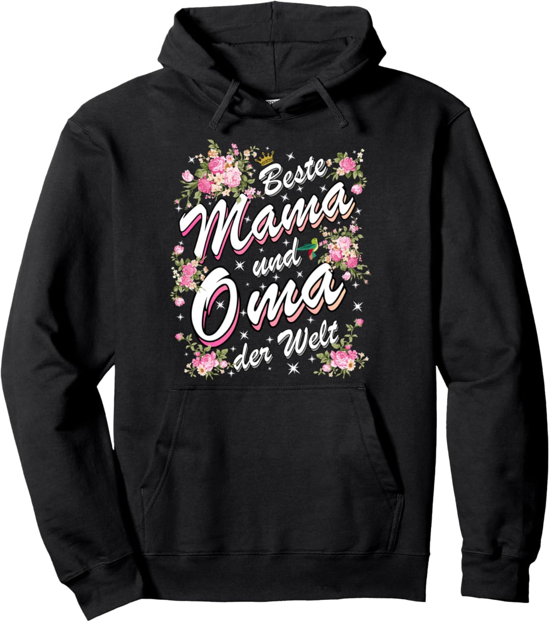 Grossmutter Geschenk Geburtstag Muttertag Beste Mama und Oma Pullover Hoodie