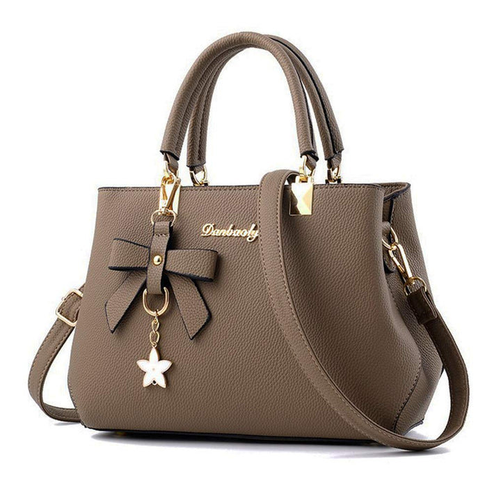 Dreubea Womens Handbag Tote Shoulder Purse Leather Crossbody Bag Khaki, Khaki
