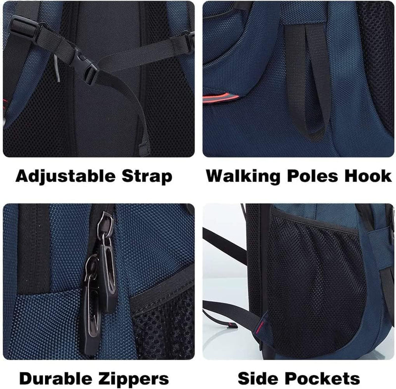 Wanderrucksack Damen Rucksack Wasserdicht Reiserucksack Damen Trekkingrucksack 40L,Unisex Sportrucks