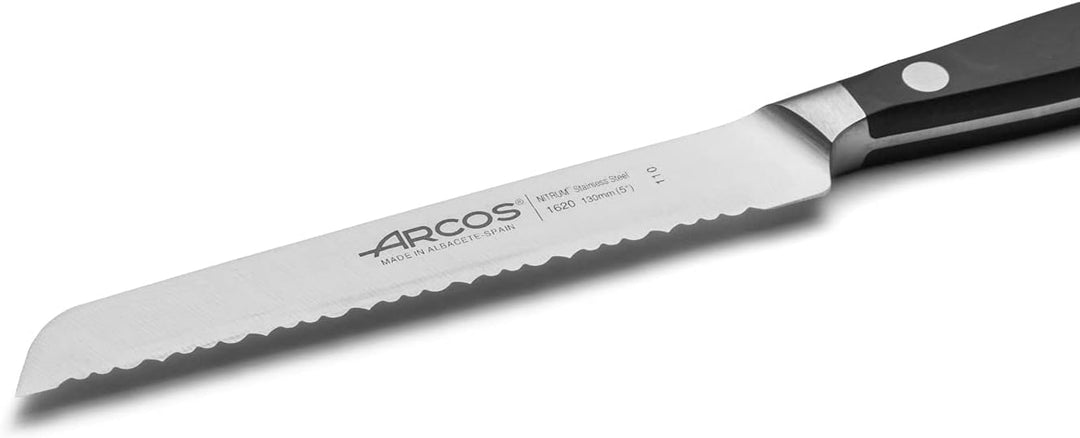 Arcos Serie Manhattan - Tomatenmesser - Klinge aus Nitrum geschmiedetem Edelstahl 130 mm - HandGriff