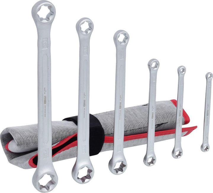 KS Tools 911.0370 CLASSIC TX-E-Doppel-Ringschlüssel-Satz, 6-tlg.