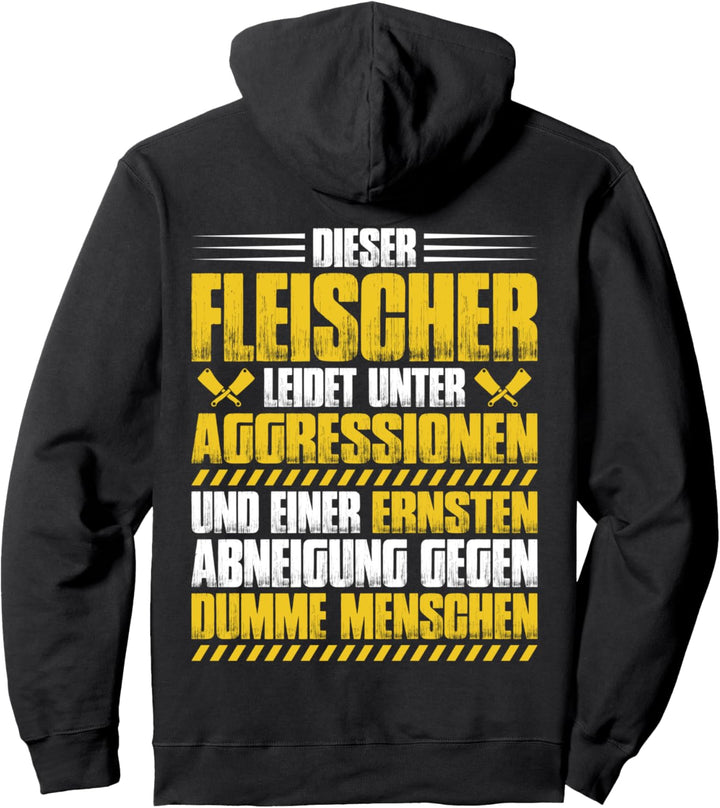 Aggressionen Fleischer Pullover Hoodie