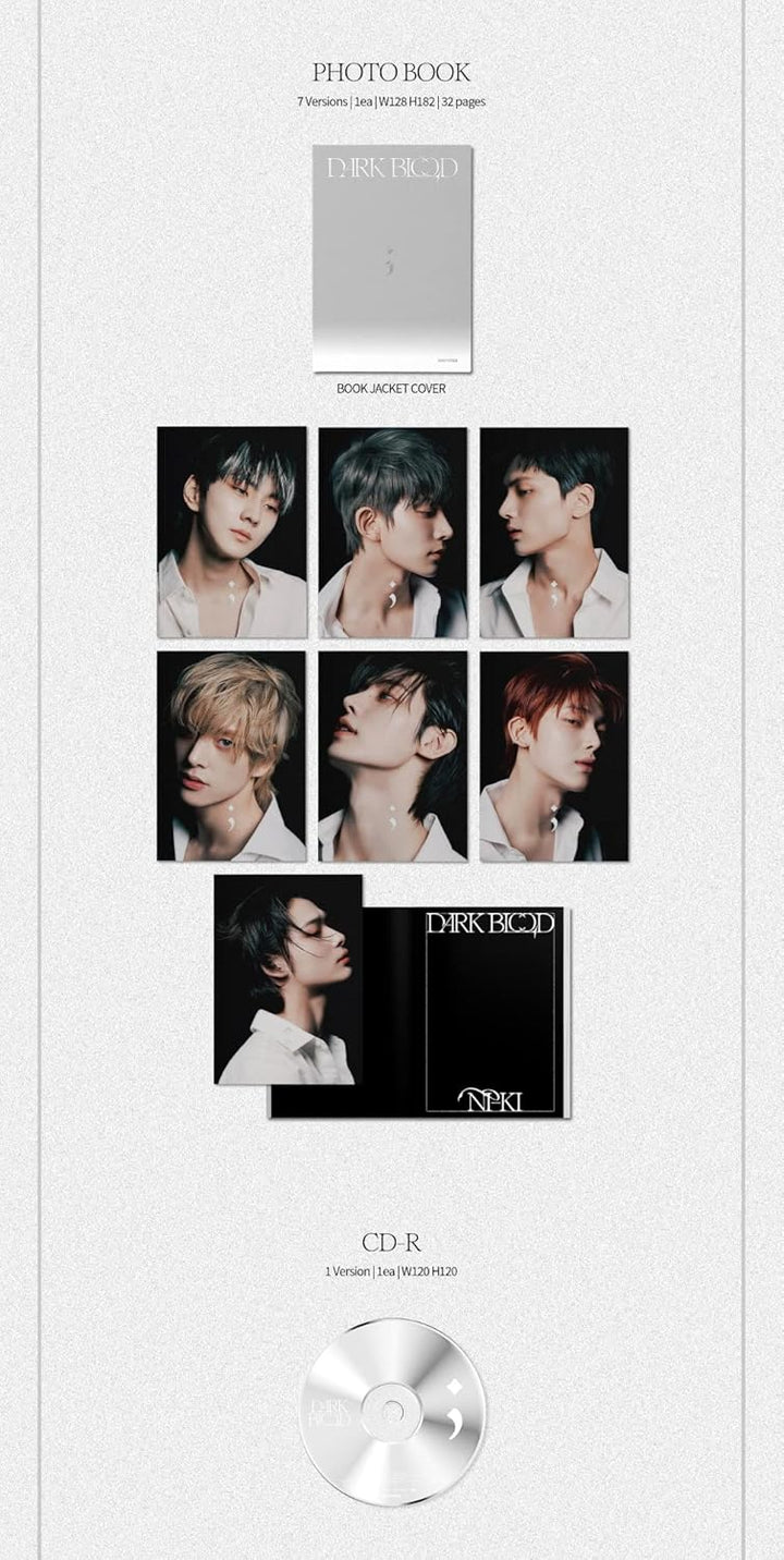 ENHYPEN - DARK BLOOD [ENGENE ver.] Album (Random ver.), Random Ver.
