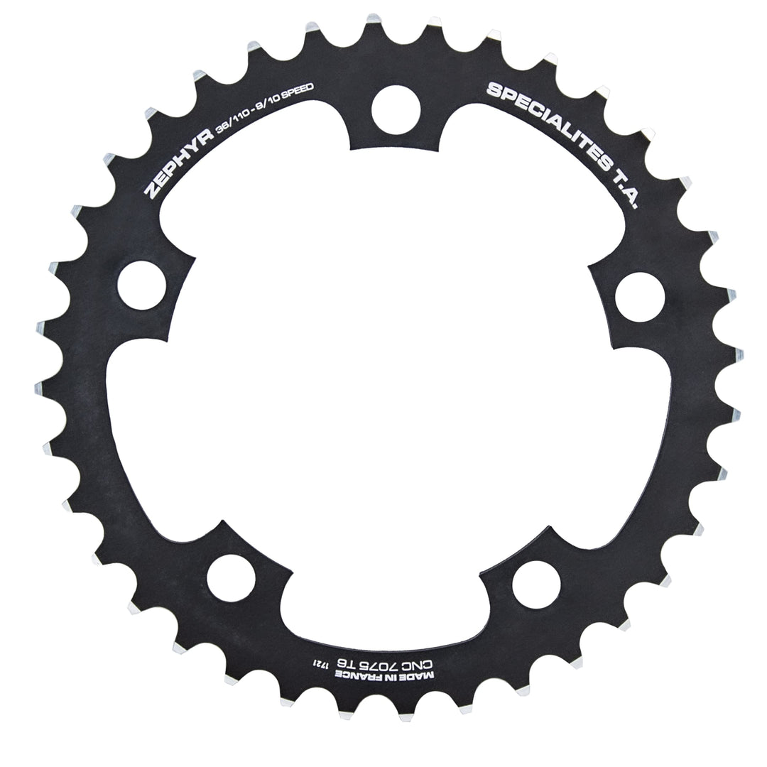 Spécialités TA Zephyr Compact 110 Stück 5 Arm 9/10/11 Gang Innen Kettenblatt 38t Schwarz, 38t Schwar