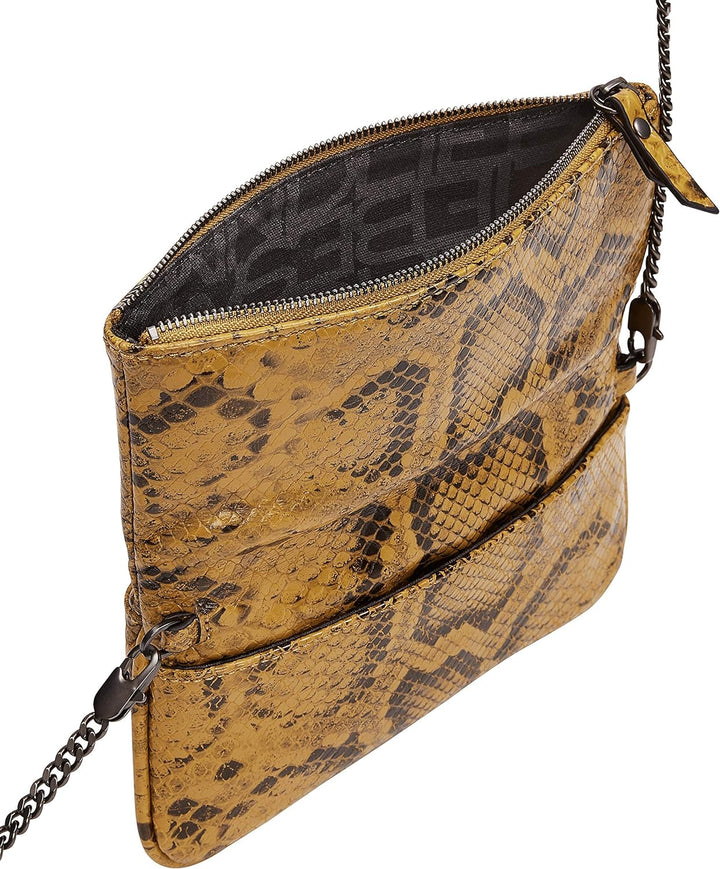 Liebeskind Damen Aloe Snake Umhängetasche Dijon - 1587, Dijon - 1587