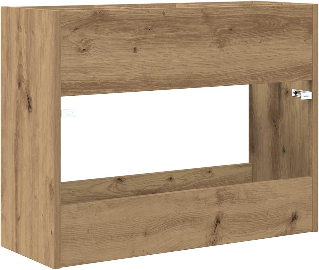 vidaXL Sonnenschirmhalter Artisan-Eiche 65 x 24 x 50 cm Holzwerkstoff, Stylischer Halter, moderner R