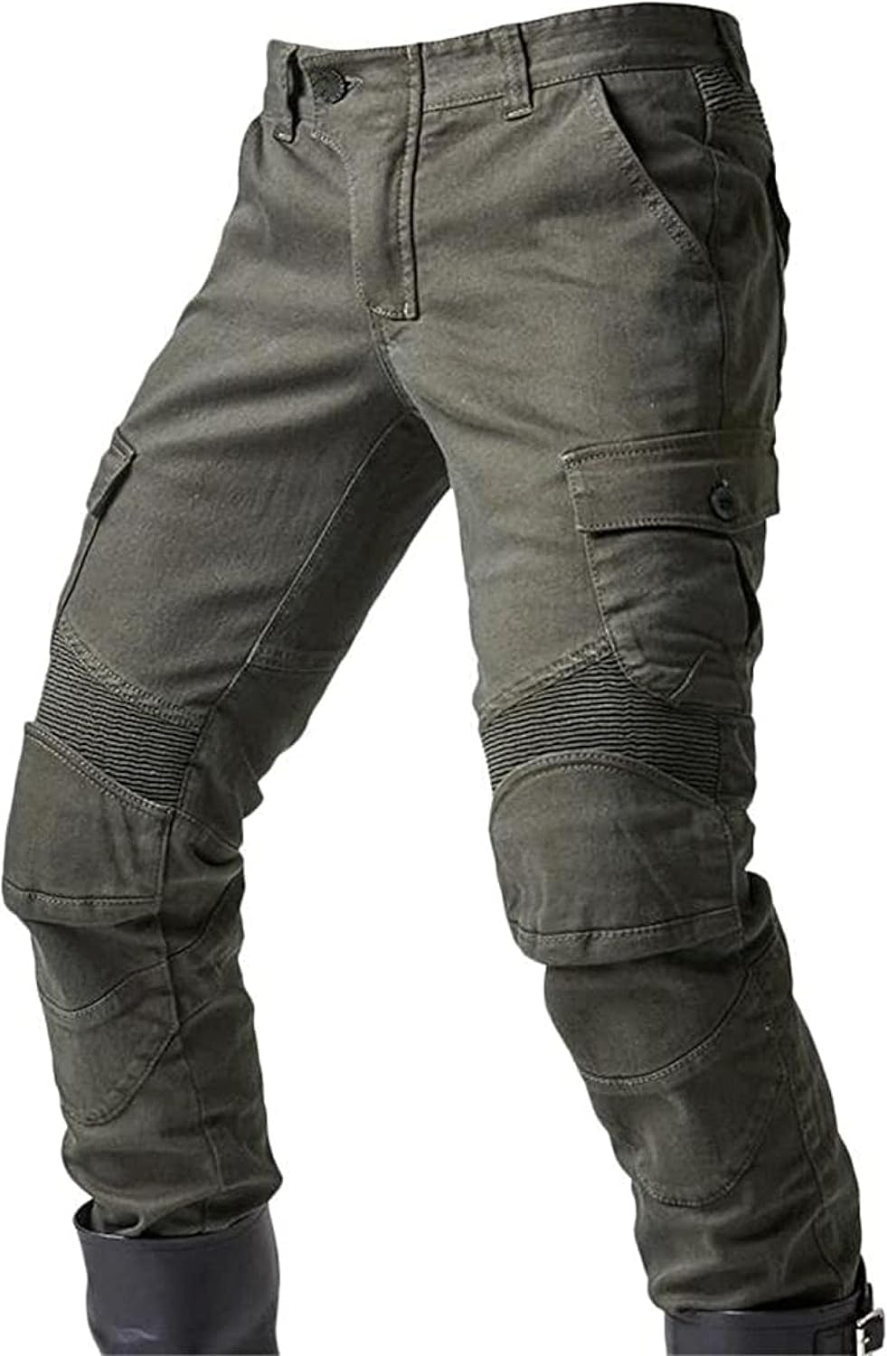 Motorradhose,Schutzhose,Herren,Motorradjeans,aus atmungsaktivem, verschleissfestem,mit 2 Paar Protek
