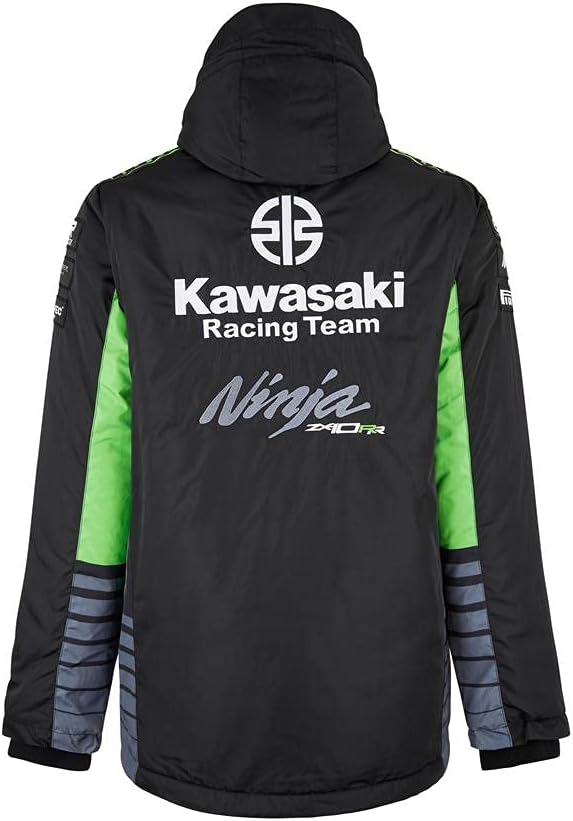 Kawasaki Herren KRT SBK Jacke schwarz/grün 3XL Schwarz, 3XL Schwarz